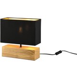 Trio Leuchten Crna/u prirodnoj boji stolna lampa s tekstilnim sjenilom (visina 30 cm) Woody – | shoptok.hr