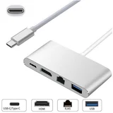 adapter type c na RJ45 (lan) hdmi usb 3.0 4u1 -TC08