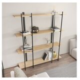 Woody Fashion Polica 160x180x29.6cm Hrast-Crna | Eponuda.ba