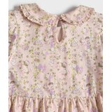 Sinsay Pamučna babydoll haljina s uzorkom | shoptok.hr