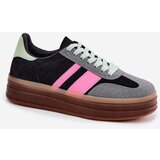 Boto Low Platform Sneakers Black Ovivene | Shoptok.si
