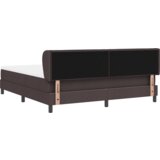  Postelja z vzmetnico Temno rjava 180x200 cm Tkanina, (22052107) | Shoptok.si