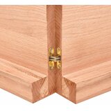 Stolna ploča svjetlosmeđa 180x40x(2-6) cm obrađena hrastovina | shoptok.hr