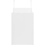  Papirnate vrećice 250 kom s ručkama bijele 32x17x25 cm | shoptok.hr