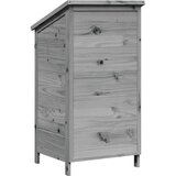 Vrtna Šupa Siva 59 x 56 x 113,5 cm Čvrsto drvo jele | Eponuda.ba