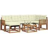  Set vanjskih sofa 7 kom. Prirodna i krem | shoptok.hr