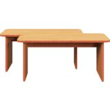  Klubska miza Voščeno rjava 100 x 69 x 35.5 cm Trdna borovina, (5000073386) | Shoptok.si