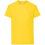 Fruit Of The Loom Yellow T-shirt for Children Original Cene