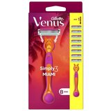 Gillette Brijač VENUS Simply 3 Miami 1kom + 8 patrona | ePonuda.com