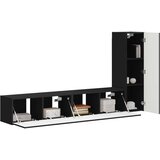  Set TV komoda Zidne 2 pcs Crna Konstruirano drvo | shoptok.hr
