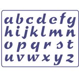  Šablon PENTART A5 - Mala slova S25 (kreativan pribor) Cijene