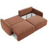Makamii Opečnato oranžna raztegljiva/s prostorom za shranjevanje sedežna garnitura 238 cm Kalena – | Shoptok.si