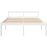  Krevet za starije osobe bijeli 160 x 200 cm od masivne borovine | shoptok.hr