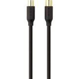 Belkin antene\, SAT priključni kabel [1x 75 Ω antenski moški konektor - 1x 75 Ω antenski ženski konektor] 2.00 m 78 dB pozlačeni konektorji črna, (20431911) Cene