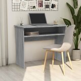 Maison Chic Pisalna miza - pisarniška miza - Računalniška miza siva sonoma 90x50x74 cm inženirski les, (21785252) | Shoptok.si