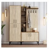 Hanah home cipelarnik sa čivilukom viyana da walnut travertine