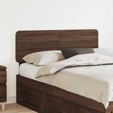 vidaXL Vzglavje z vzglavjem Rjav hrast 120 cm Konstruiran les | Shoptok.si