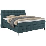 Premium Living Postelja Boxspring Scarlett, Turkizna, 160x200 | Shoptok.si
