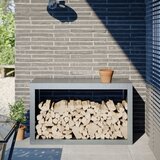 vidaXL Stalak za drva za ogrjev 100x40x60 cm od pocinčanog čelika Cijene
