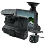  T655 auto kamera sa tri objektiva â€“ prednja, unutrašnja i rikverc kamera (crna) | ePonuda.com