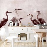  Foto tapeta - Herons painted with ink 200x140 Vodootporna | shoptok.hr
