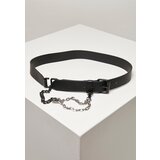 Urban Classics Imitation leather strap with metal chain black | Shoptok.si