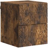 vidaXL Stenski nočni omarici Dimljen hrast 34,5 x 33 x 40 cm, (5000247482) | Shoptok.si