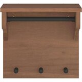 vidaXL Zidna vješalica za kapute SANDNES 43x30x42 cm puno drvo bor | shoptok.hr