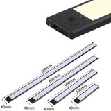 INF Senzor na val roke: USB polnilna magnetna LED pod omarico Black 40 cm, (5000557412) Cene