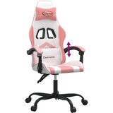  Igraća stolica bijelo-ružičasta od umjetne kože | shoptok.hr