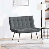 vidaXL Klop temno siva 110x74x84 cm žamet | Shoptok.si