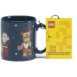 Lego Temno modra keramična otroška skodelica 300 ml Christmas Minifigures – | Shoptok.si