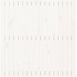 Zidno uzglavlje bijelo 108x3x110 cm od masivne borovine | Eponuda.ba