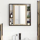  Ogledalo ormar Sonoma hrast 60 x 16 x 60 cm Konstruirano drvo | shoptok.hr