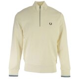 Fred Perry Puloverji HALF ZIP SWEATSHIRT Bela Cene