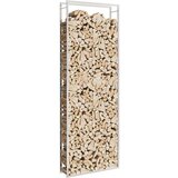  Stalak za drva za ogrjev 110x28x312 cm od nehrđajućeg čelika | shoptok.hr