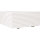  Vrtna sadilica bijela 100x100x49,5 cm od masivne borovine | Eponuda.ba