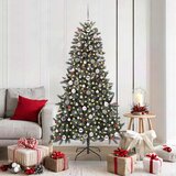  Umjetno božićno drvce Zelena 180 cm PVC, Plastika i Čelik | shoptok.hr