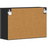 Viseći ormarić s policom Crna 60 x 20 x 40 cm Konstruirano drvo | shoptok.hr
