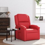 Maison Chic Naslanjač - Relax naslanjač rdeče umetno usnje, (22042122) | Shoptok.si