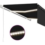  Automatska tenda s roletom i senzorom LED 5 x 3 m antracit | shoptok.hr