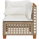  Kutna vrtna sofa s jastucima bež od poliratana | shoptok.hr