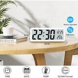SUKEEN digitalna stenska ura z velikimi številkami in termometrom | Shoptok.si