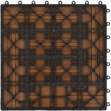 vidaXL Talne plošče 22 kosov 30x30 cm 2 m² WPC barva tikovine, (21143996) | Shoptok.si