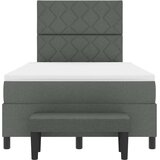  Krevet s opruga kutije Tamno siva 120 x 190 cm tkanina | shoptok.hr