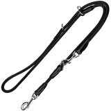 Hunter Freestyle set: ovratnica + povodec, črn - Ovratnica velikosti največ 50 cm + povodec 200 cm | shoptok.hr