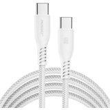 Mossily USB kabl JT212, Type-C to Type-C, 60W PD, 1m, Beli Cene