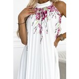 numoco basic Pleated satin maxi dress Numoco | Shoptok.si