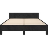  Okvir krevet bez madraca crni 120x190 cm baršunasti | shoptok.hr