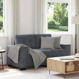  Dvosjed tamno sivi 160x77x82 cm baršun | Shoptok.si